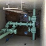Waste piping systems newly installed